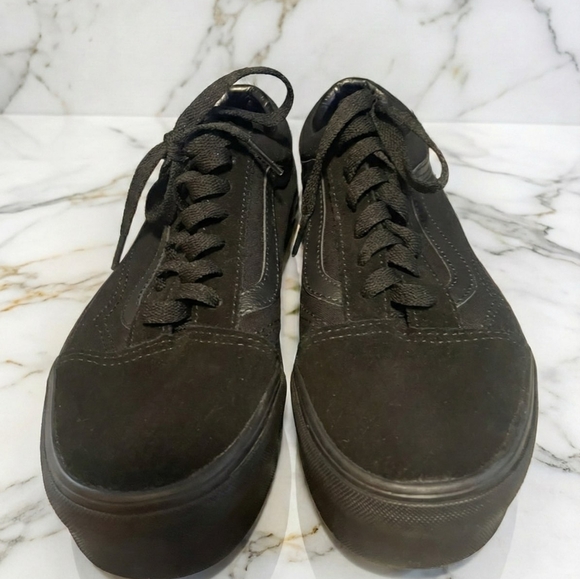 Vans Women's All-Black Platform Sneakers - Picture 3 of 4